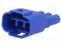 Connector: wire-wire; 570,E-Seal; plug; male; PIN: 3; IP67; blue