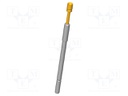 Test needle; Operational spring compression: 4mm; 5A; Ø: 2mm; 0.8N