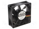 Fan: DC; axial; 12VDC; 92x92x32mm; 150m3/h; 44dBA; ball bearing