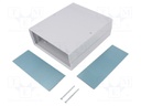 Enclosure: with panel; CAB; X: 154mm; Y: 173mm; Z: 61mm; ABS