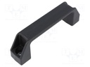Handle; Mat: technopolymer (PP); black; H: 41mm; L: 137mm; W: 26mm