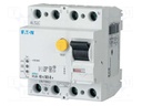 RCD breaker; Inom: 25A; Ires: 30mA; Poles: 4; 240/415VAC; DIN; IP20