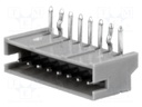 Socket; wire-board; male; 1.5mm; PIN: 8; THT; 100V; 1A; tinned; 20mΩ