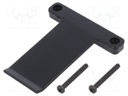 Clip; Colour: black; Application: for enclosures