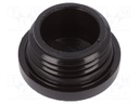 Stopper; M16; Mat: polyamide; black; Pcs: 10