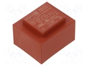 Transformer: encapsulated; 10VA; 230VAC; 9V; 9V; 556mA; 556mA