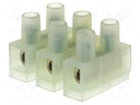 Terminal block; screw terminal; ways: 3; 4mm2; terminals: 6; 400V