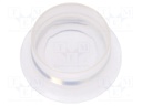 Cover; 22mm; Harmony XB4,Harmony XB5; Ø22mm; Colour: transparent