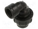 Splice terminal: clamping; Thread: G 1/2" internal; 20mm; Plast