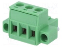 Pluggable terminal block; 5.08mm; ways: 3; straight; plug; female