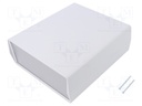 Enclosure: with panel; PCB is fastened in guides; EURO 93; ABS