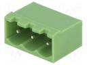 Pluggable terminal block; Contacts ph: 5.08mm; ways: 3; straight