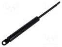Gas spring; E: 255mm; Features: with welded steel eyes; Øout: 18mm