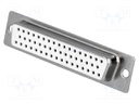 D-Sub; PIN: 50; socket; female; straight; THT; gold-plated
