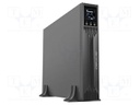 Power supply: UPS; 2100W; 3000VA; 208÷240V; 530x440x88mm; 9Ah; 8h