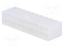 Socket; wire-board; male; N42G; 4.2mm; PIN: 20; THT; 600V; 9A; tinned