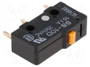 Microswitch SNAP ACTION; without lever; SPDT; 10A/250VAC; Pos: 2