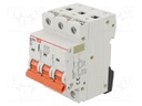 Circuit breaker; 230/400VAC; Inom: 25A; Poles: 3; Charact: B; 6kA