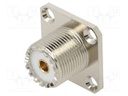 Connector: UHF (SO-239); socket; female; straight; soldering; PS