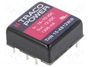 Converter: DC/DC; 15W; Uin: 18÷75V; 12VDC; Iout: 1300mA; 1"x1"; 16.5g