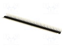 Pin header; pin strips; male; PIN: 40; angled 90°; 2mm; THT; 1x40