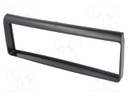 Radio mounting frame; Alfa Romeo; 1 DIN; black
