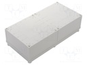 Enclosure: multipurpose; X: 300mm; Y: 600mm; Z: 170mm; QUICK; grey