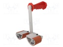 Clamp grip; Grip capac: 40÷120mm; aluminium; Load: max.100kg