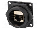Socket; RJ45; DC; PIN: 8; Cat: 6; shielded; Layout: 8p8c; IP67,IP68