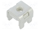 Straight; Plating: tinned; THT,screw terminal; Contacts: copper