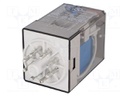Relay: electromagnetic; DPDT; Ucoil: 24VDC; 10A/250VAC; 10A/30VDC