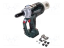 Riveting press; for aluminium and steel snap rivets