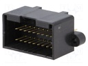 Connector: wire-board; .040 MULTILOCK; socket; male; straight