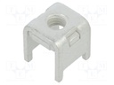 Straight; Plating: tinned; THT,screw terminal; Contacts: copper