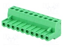 Pluggable terminal block; Contacts ph: 5.08mm; ways: 10; straight