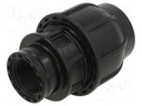 Splice terminal: clamping; Thread: G 1" internal; 40mm; Plast