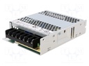 Power supply: switched-mode; modular; 100W; 24VDC; 21.6÷26.4VDC