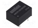 Converter: DC/DC; 1W; Uin: 21.6÷26.4V; 15VDC; Iout: 67mA; DIP8; 1.8g