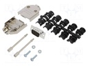 D-Sub HD; PIN: 15; male; shielded,metalized; straight; soldering