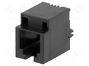 Socket; RJ9; PIN: 4; with step; gold-plated; Layout: 4p4c; THT