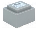 Transformer: encapsulated; 4.5VA; 230VAC; 6V; 6V; 0.37A; 0.37A; IP00