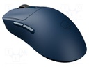 Mouse; TANTO T4; navy blue; USB A; wireless,optical; PnP,RGB