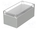 Enclosure: multipurpose; X: 120mm; Y: 240.5mm; Z: 100.5mm; EUROMAS