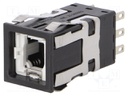 Switch: push-button; Pos: 2; DPDT; 3A/125VAC; 3A/24VDC; square