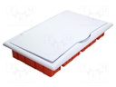 Enclosure: for modular components; IP40; white; No.of mod: 36