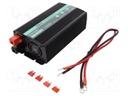 Converter: DC/AC; 1kW; Uout: 230VAC; Out: AC sockets 230V; 85%; 12V