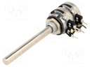 Potentiometer: shaft; single turn; 2.5kΩ; 200mW; THT; 6mm; plastic