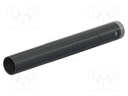 Connector: 4mm banana; plug; 32A; 1kV; black; insulated; 2.5mm2