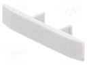 Protection; Application: ZUG-4; grey; Width: 6.4mm; polyamide