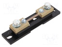 Current shunt; Class: 0,5; 60A; 60mV; Equipment: insulating base